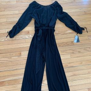 Julia Jordan Black Jumpsuit 16 NWT Nordstrom New Graduation Prom